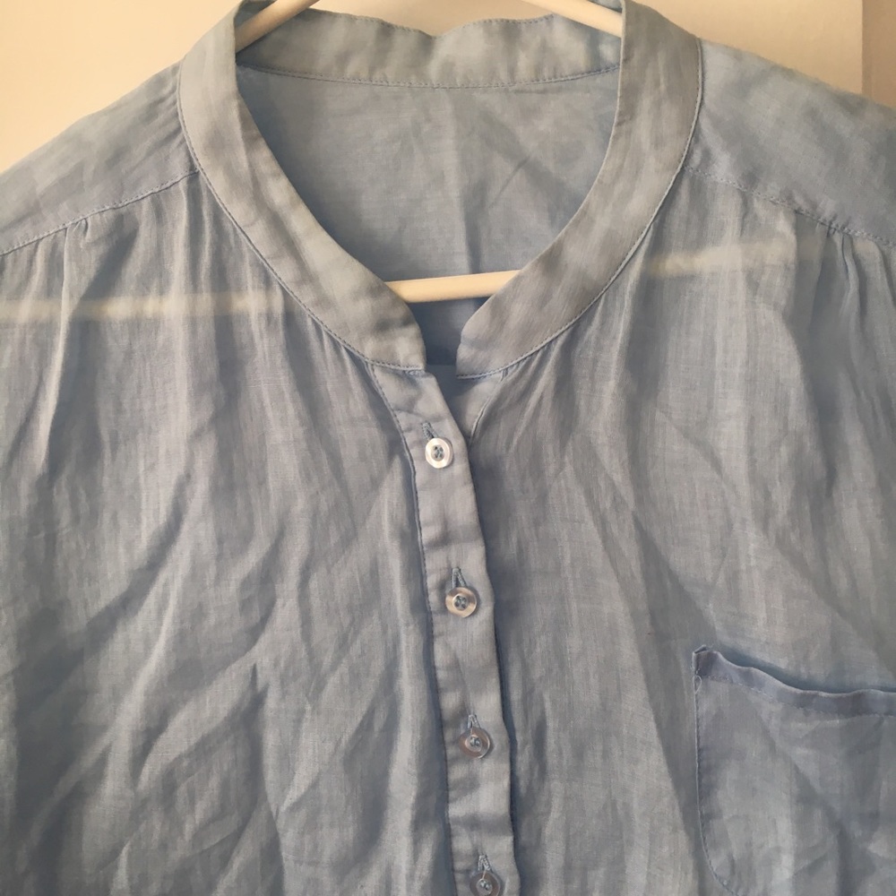 Women’s long linen shirt - Picture 2 of 5